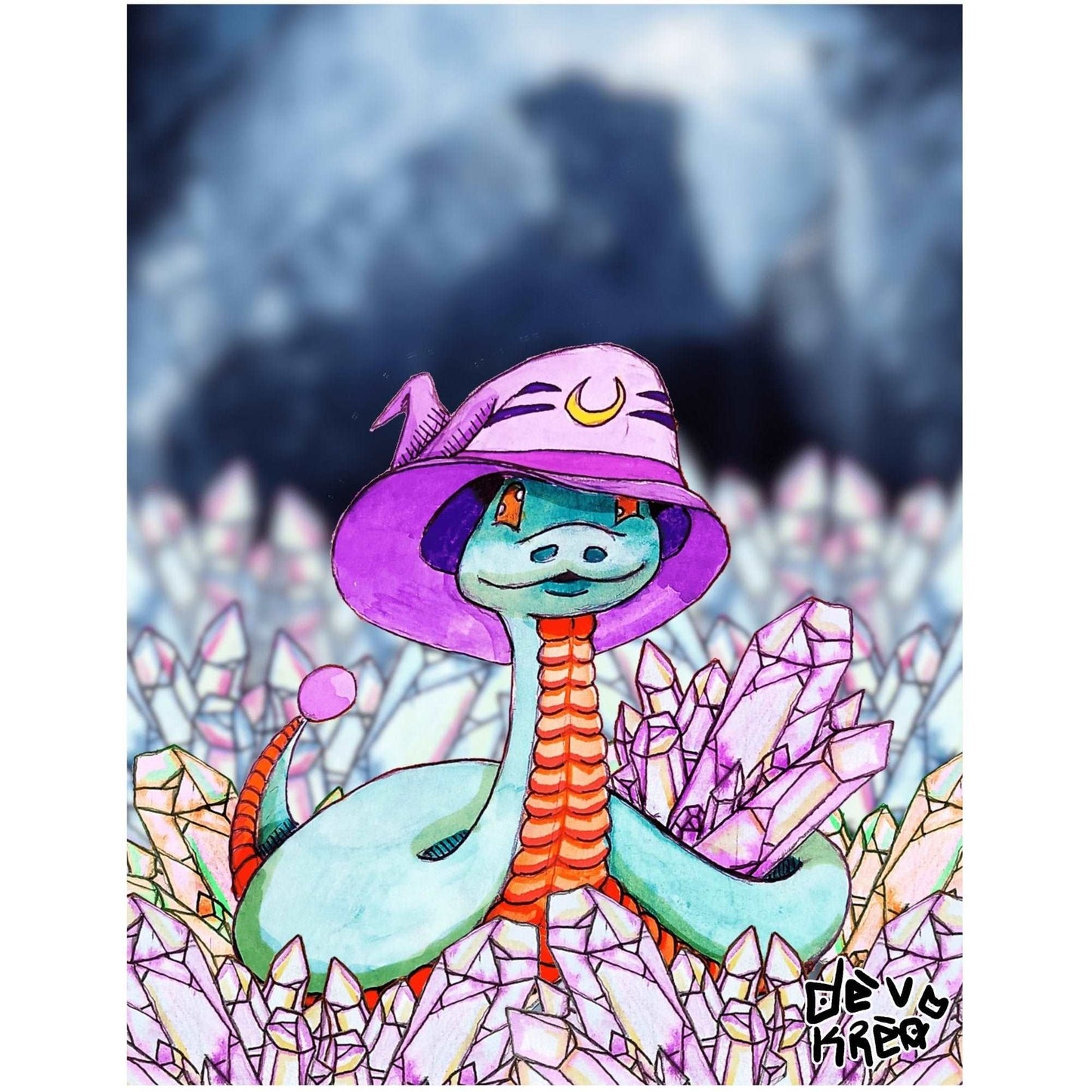 Witch Snek Print | DevKrea - Deviantkreations