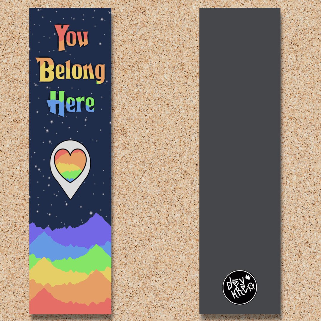 You Belong Bookmark | DevKrea - Deviantkreations