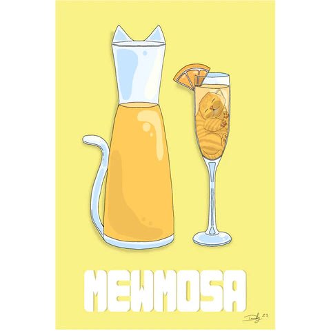 Cats are liquid - 8 Cat-tails prints to add to your home bar | Deviant Kreations - Deviantkreations
