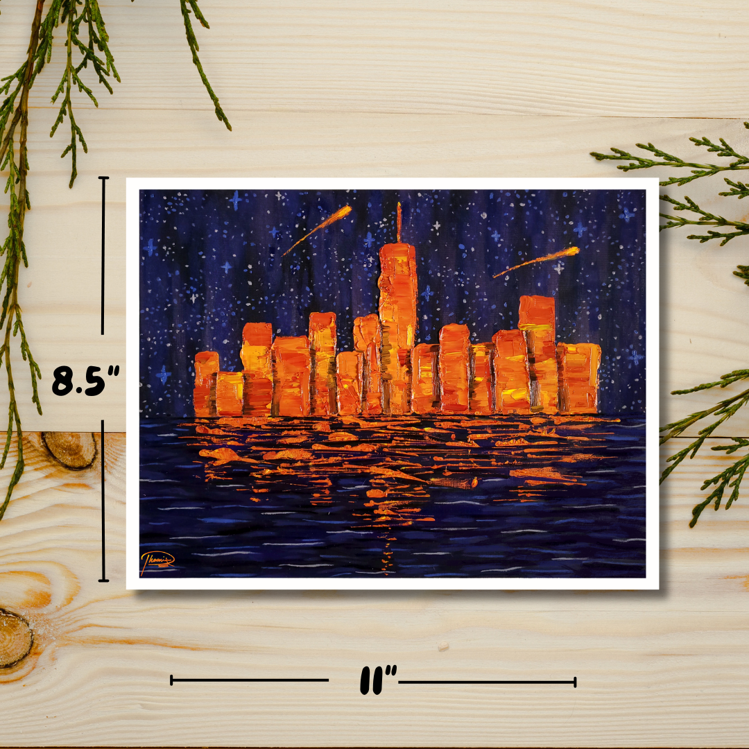 City Of Lights Print | 8.5"x11" | Print | Deviant Kreations