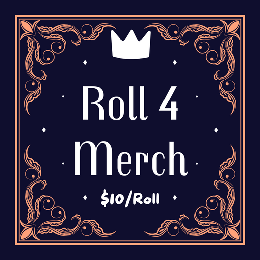 Roll 4 Merch | Mystery Item | Deviant Kreations - Deviantkreations - Bumper-Sticker, dice, Mystery, print, sticker, wooden pin
