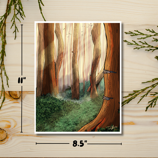 Forrest Path Print | Wall Art | Deviant Kreations