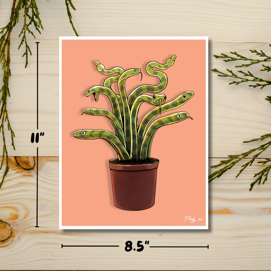 Snake Plant Print | Deviant Kreations