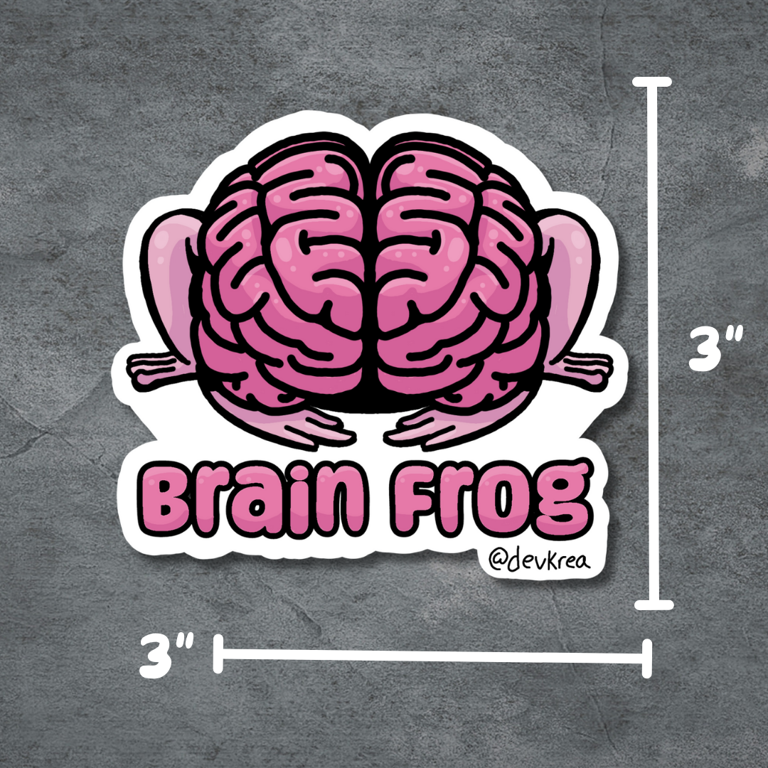 Brain Frog | 3" | Deviant Kreations