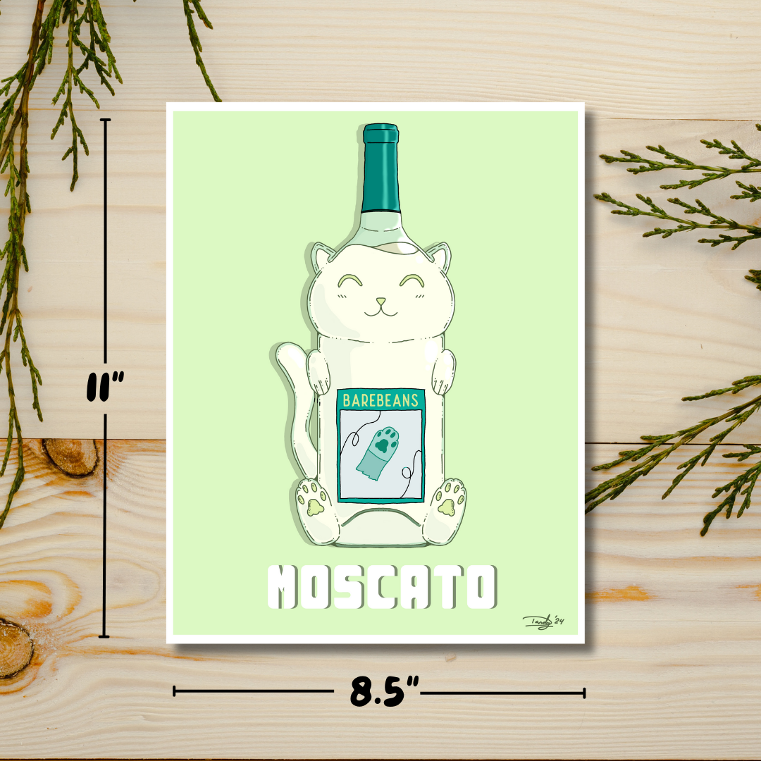 MosCATo Cat-tail Print | Deviant Kreations