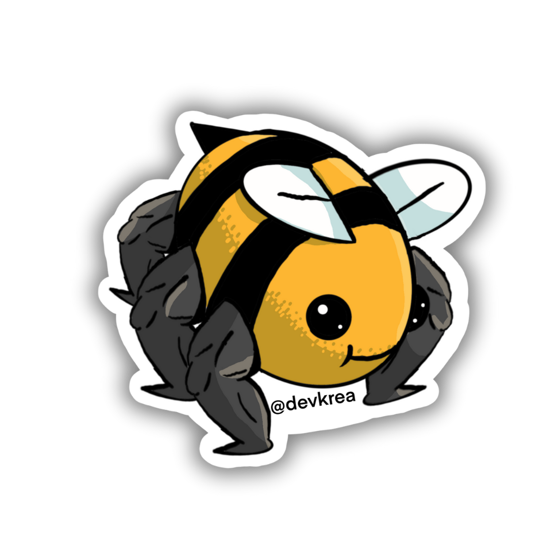 Bufflebee Sticker| 3" | Deviant Kreations