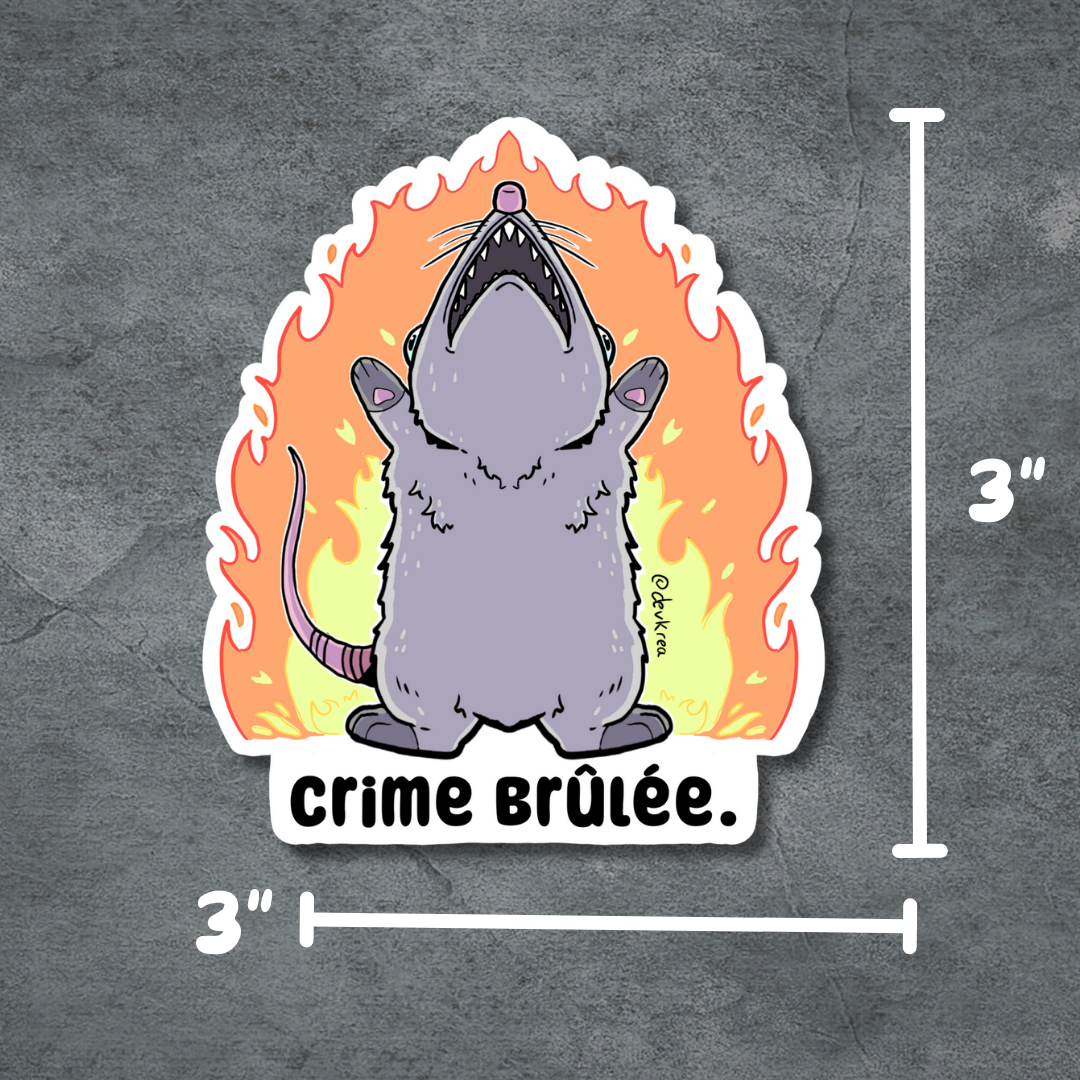 Crime brûlée | 3" | Deviant Kreations