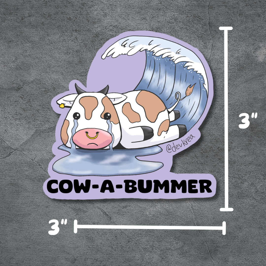 Cowabummer | 3" | Deviant Kreations