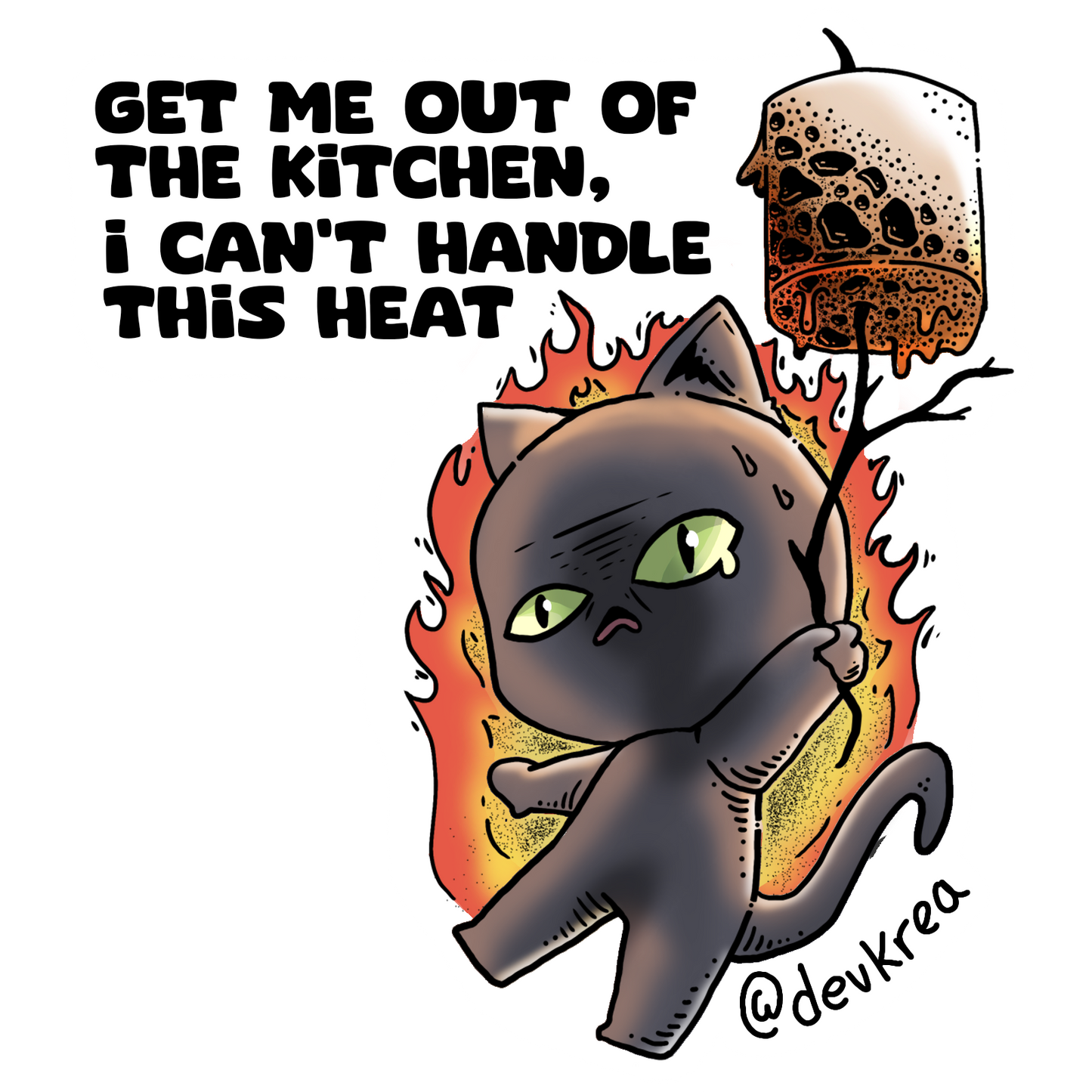 PREORDER Can't Handle the Heat 3" | Deviant Kreations