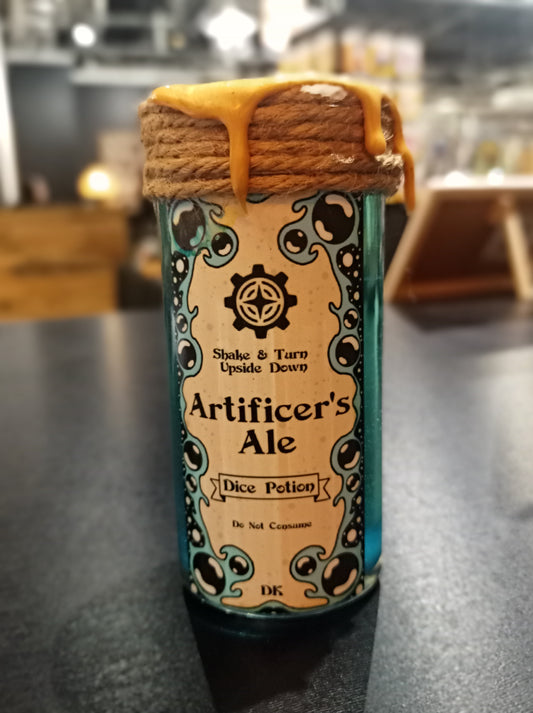Artificer's Ale Floating Dice Potion | TTRPG | Deviant Kreations - Deviantkreations