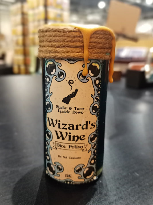 Wizard's Wine Floating Dice Potion | TTRPG | Deviant Kreations - Deviantkreations