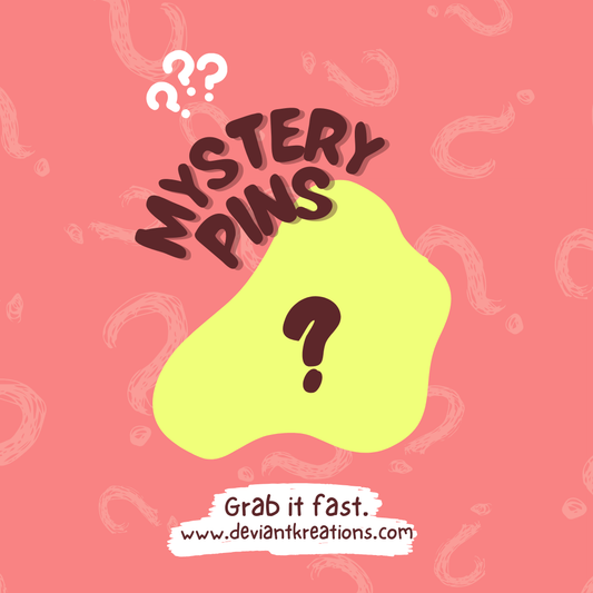 Mystery Wooden Pin Pack | Deviant Kreations