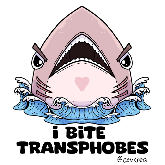 PREORDER Bite Transphobes 3" | Deviant Kreations