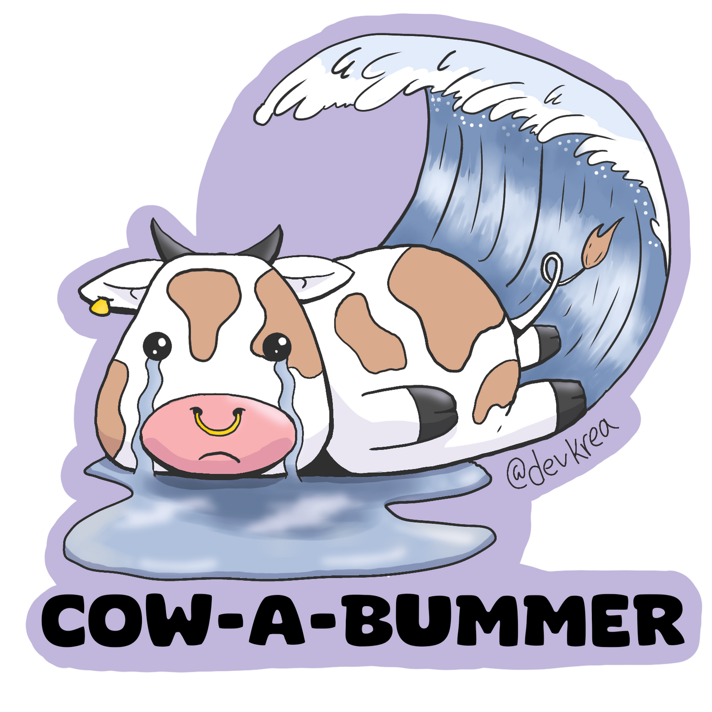 Cowabummer | 3" | Deviant Kreations