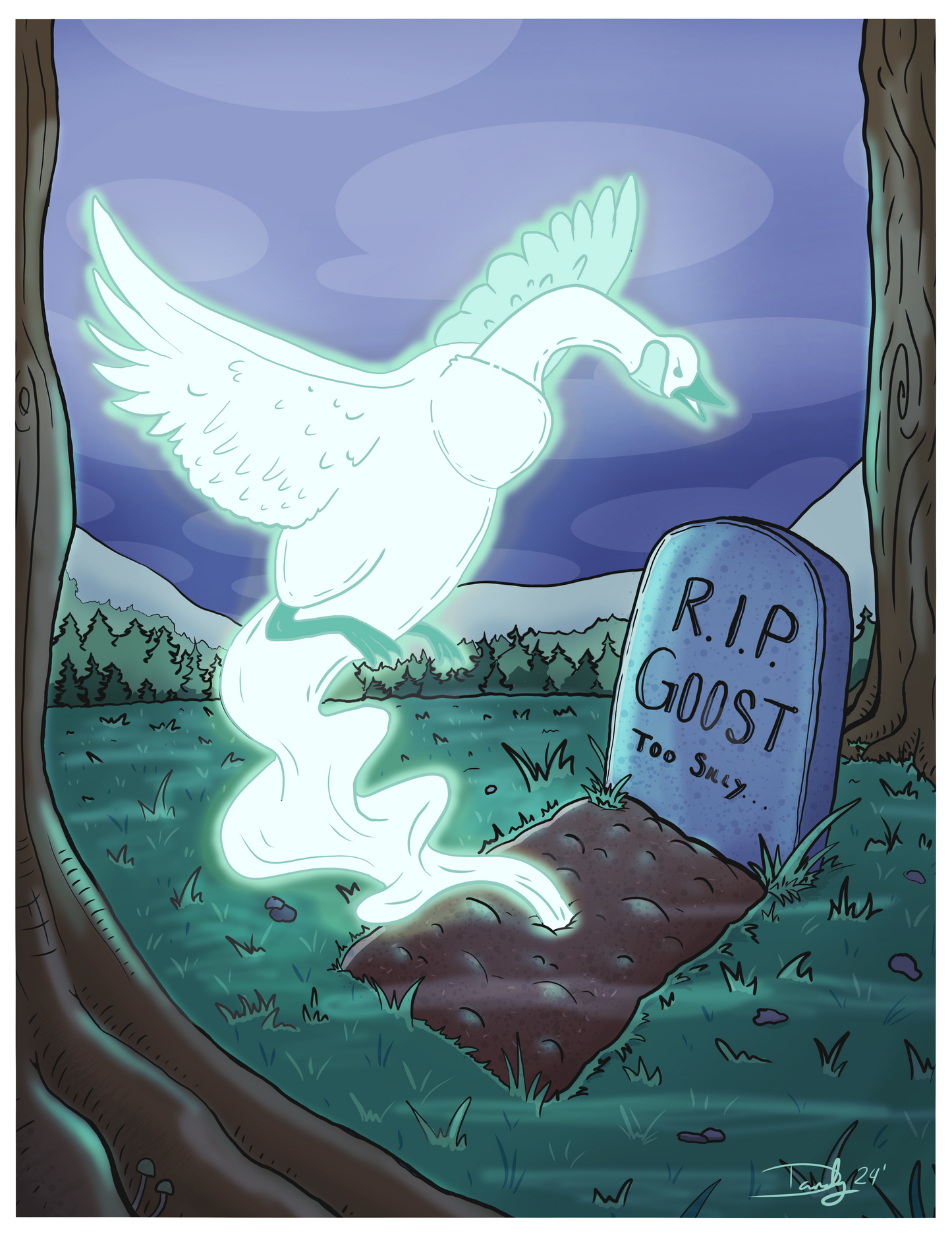 Goost the Ghost Goose | Deviant Kreations