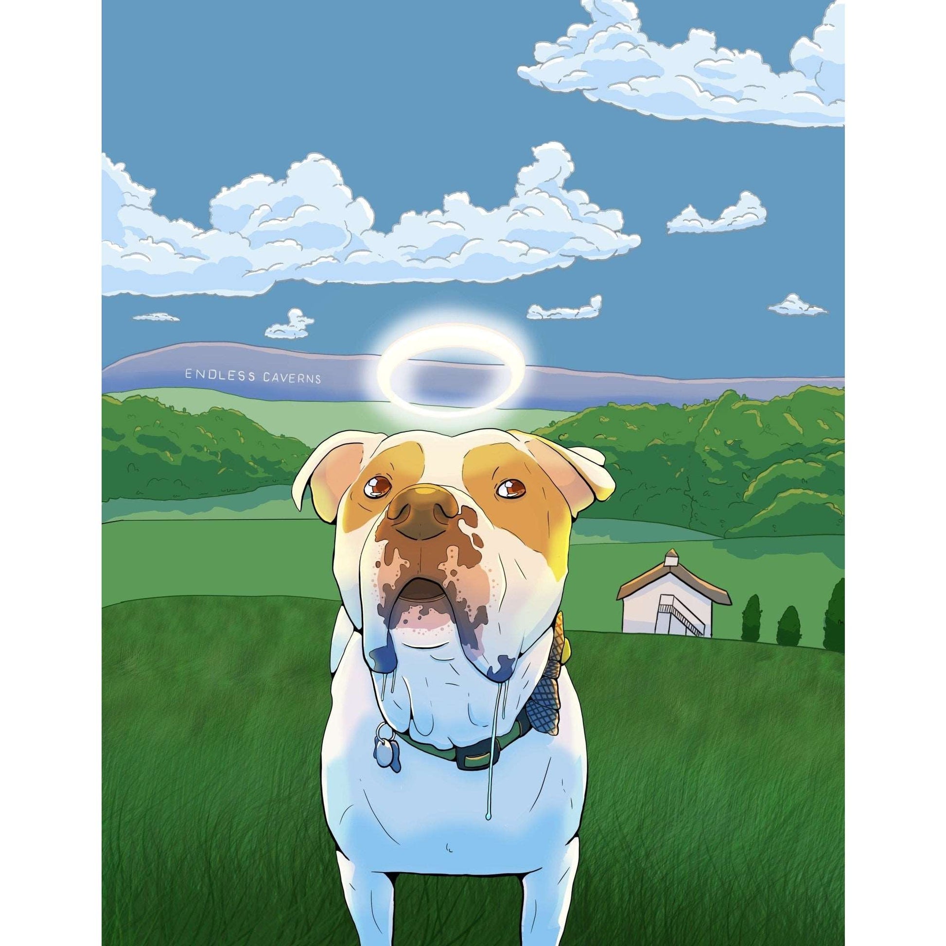All Puppers Go To Heaven | Pet Portrait | DevKrea - Deviantkreations