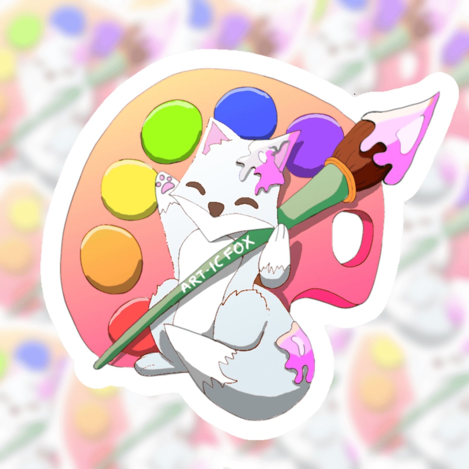 Artic Fox Sticker | 3" | DevKrea