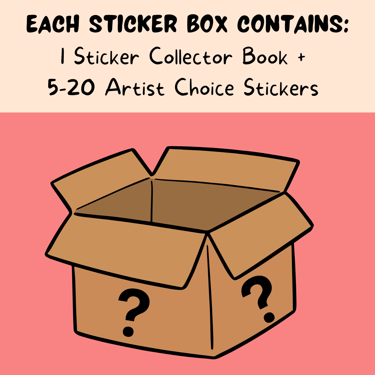 Big Sticker Collector Box | Deviant Kreations - Deviantkreations