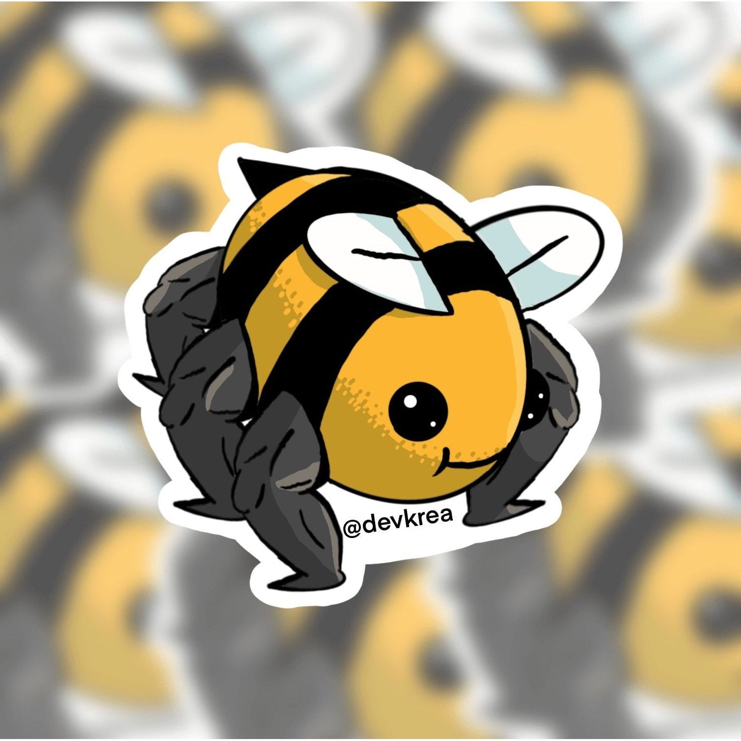 Bufflebee Sticker| 3" | DevKrea - Deviantkreations