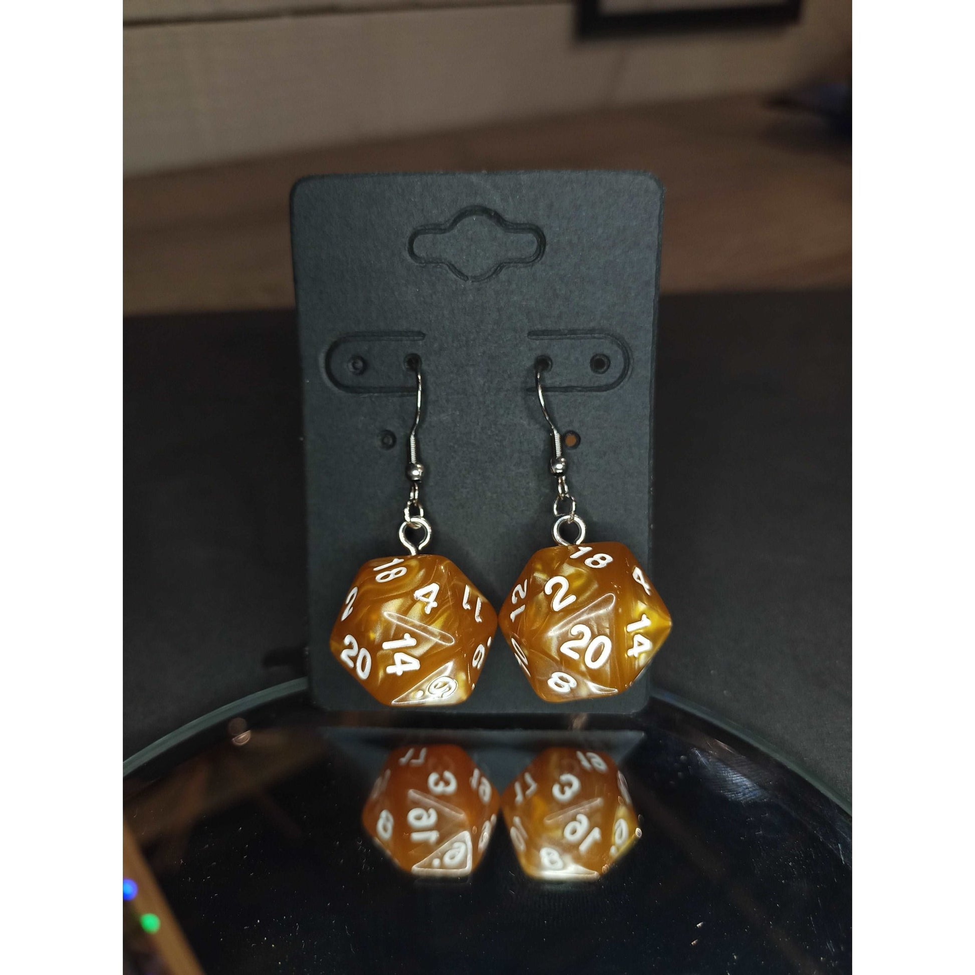 D20 Dice Earrings | Jewelry | Deviant Kreations - Deviantkreations
