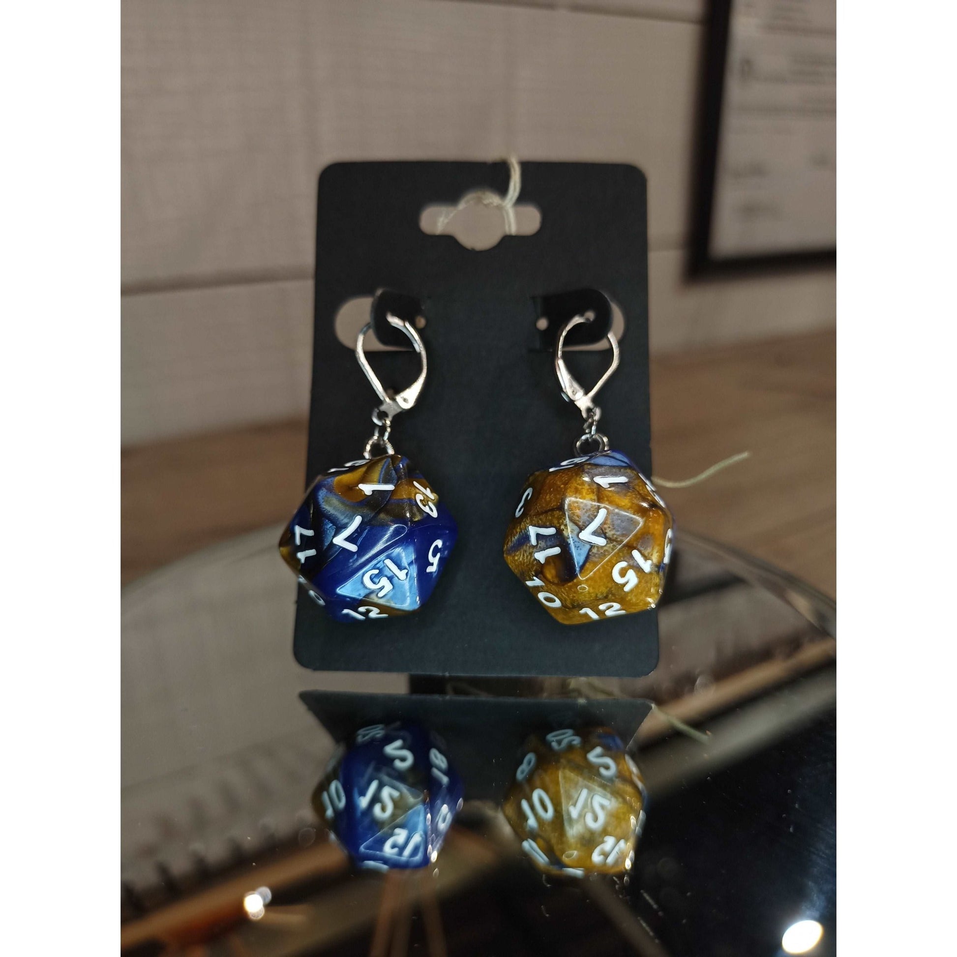 D20 Dice Earrings | Jewelry | Deviant Kreations - Deviantkreations