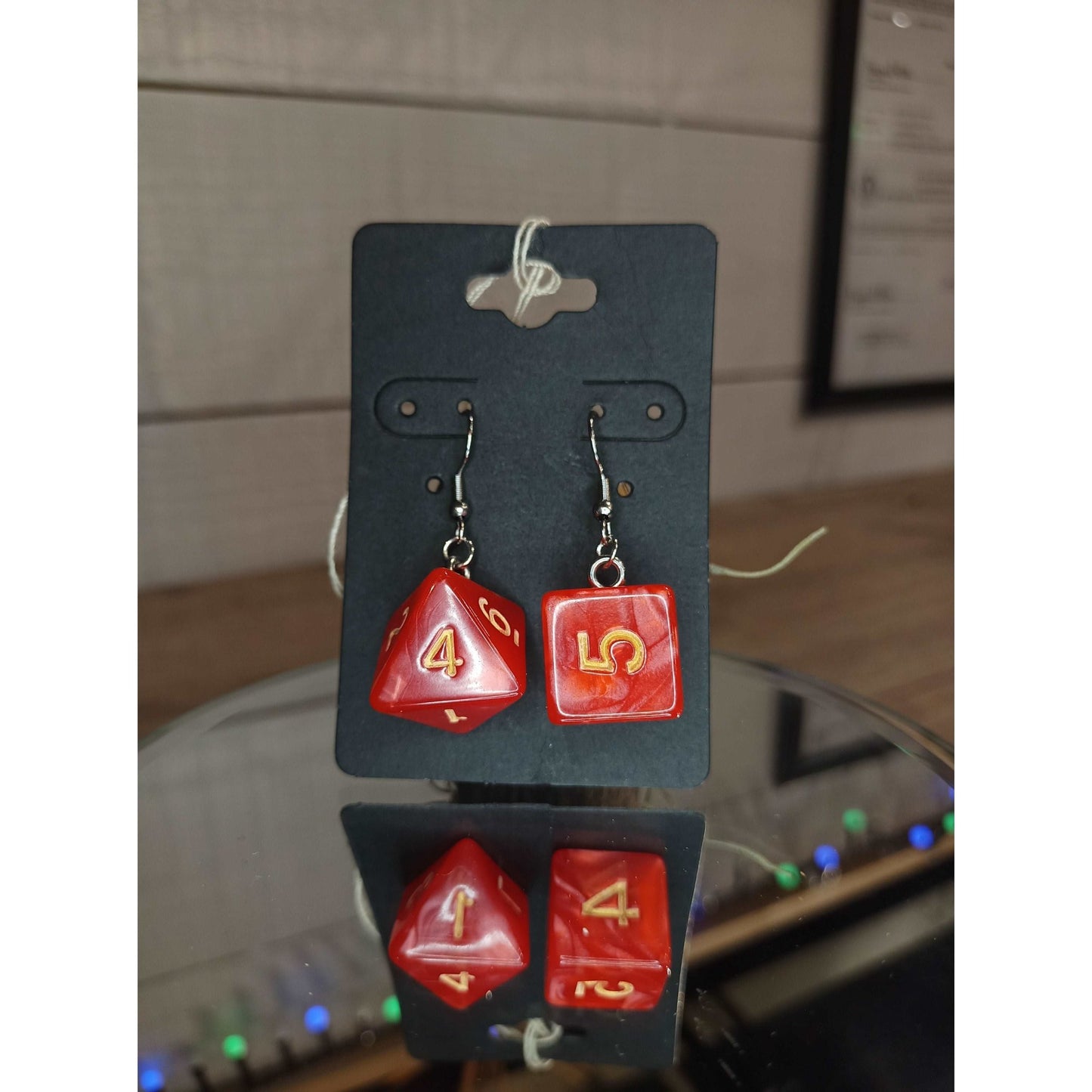 D6 and D8 Dice Earrings | Jewelry | Deviant Kreations - Deviantkreations