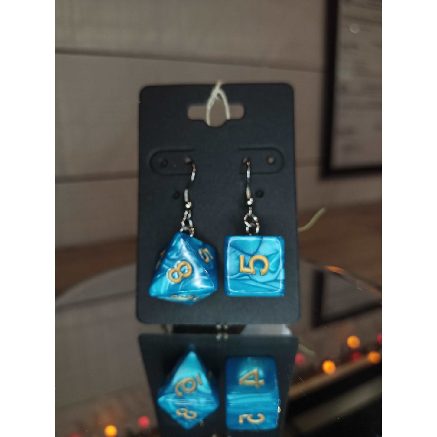 D6 and D8 Dice Earrings | Jewelry | Deviant Kreations - Deviantkreations