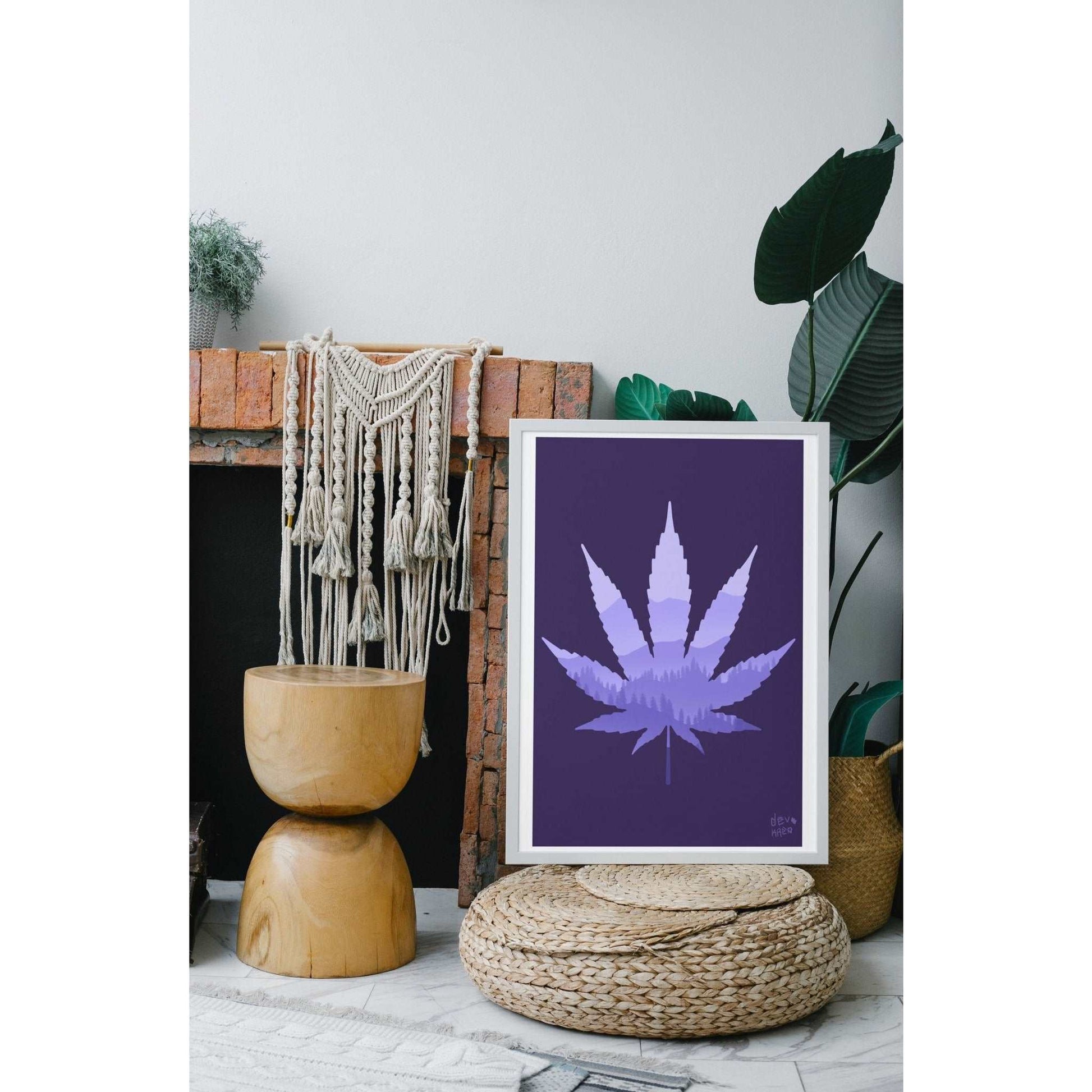 Indica Silhouette Print | DevKrea - Deviantkreations