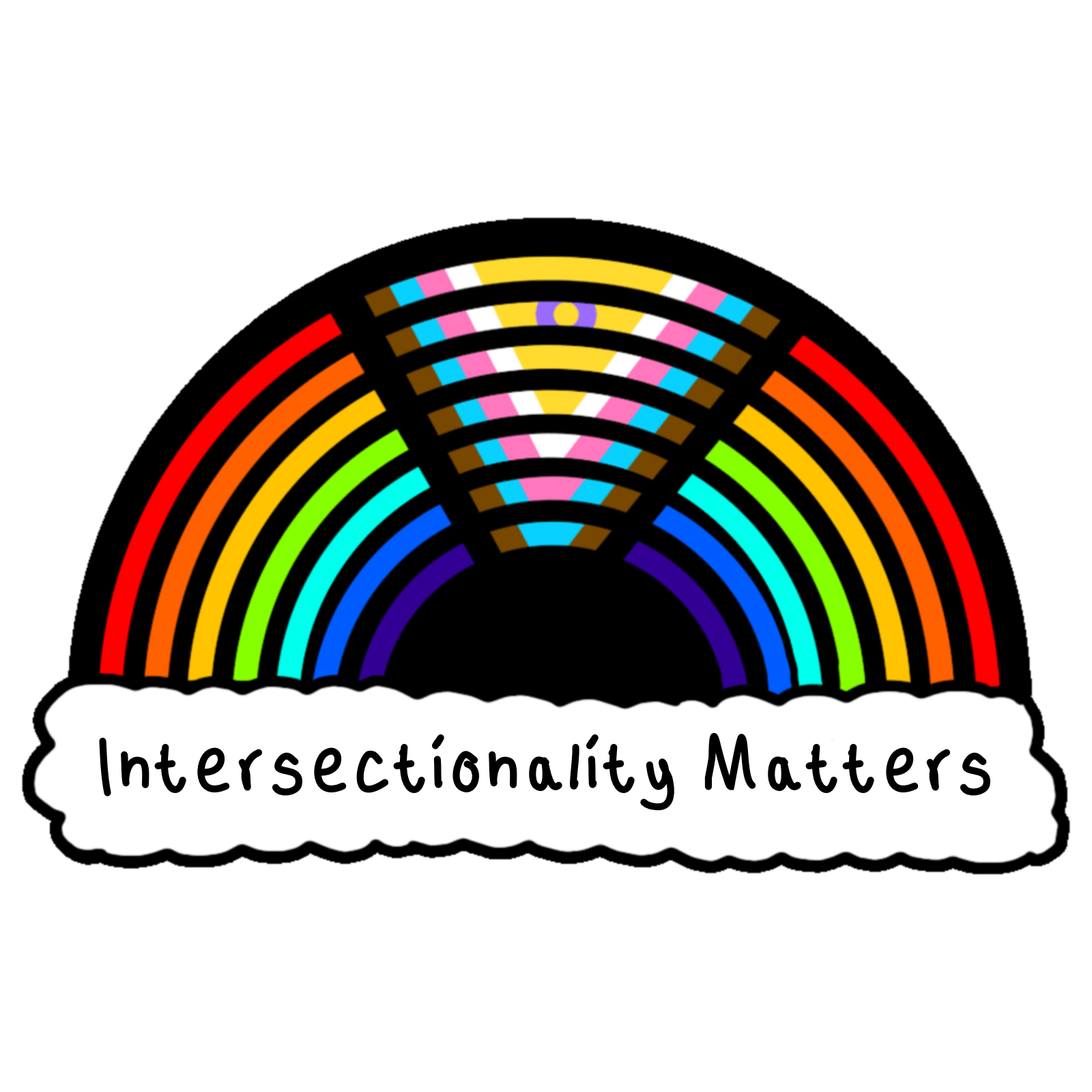 Intersectionality Matters Acrylic Pin | DevKrea - Deviantkreations