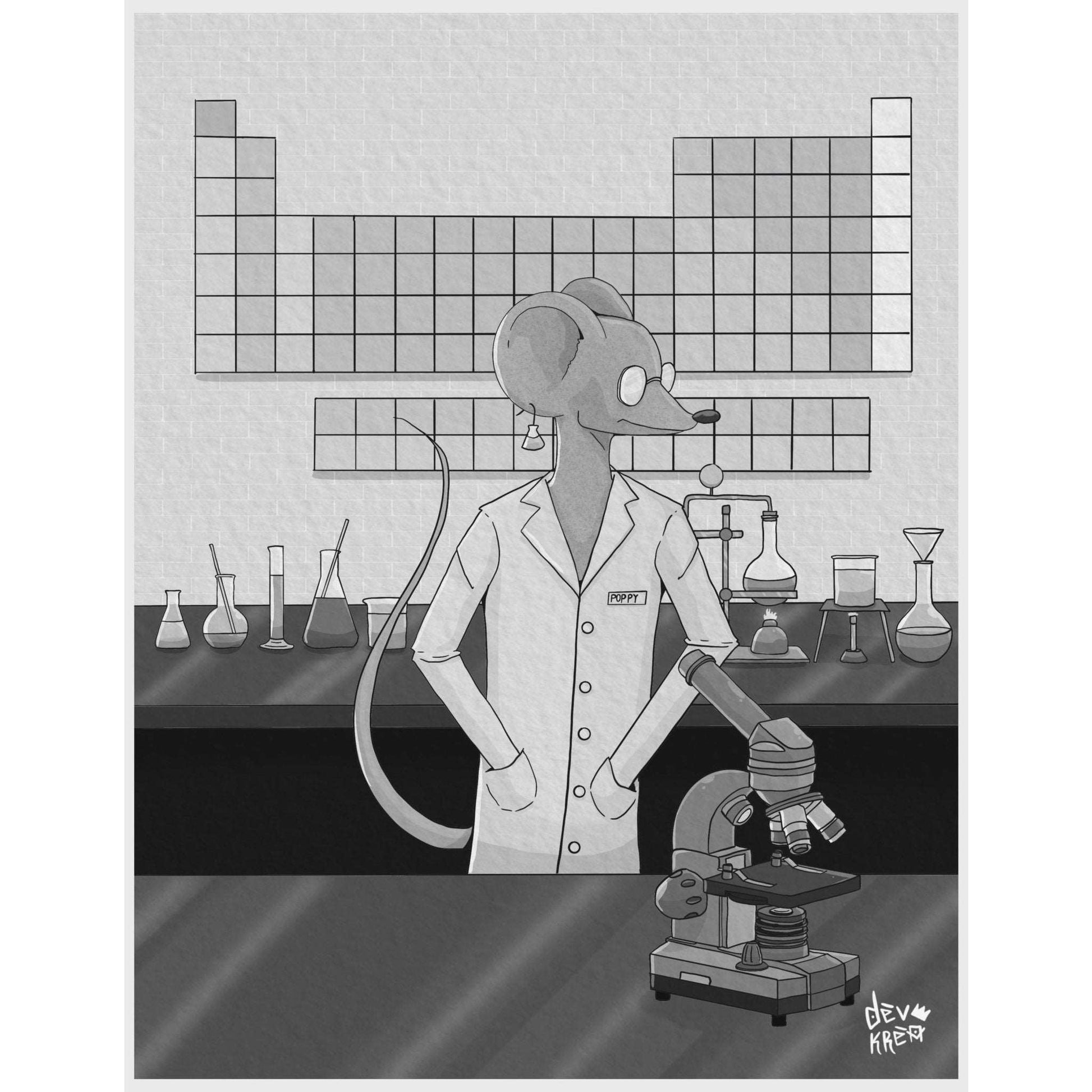 Lab Rat Print | DevKrea - Deviantkreations