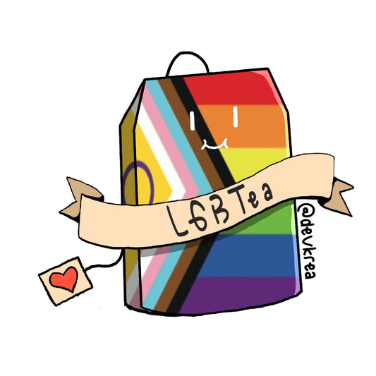 LGBTea 3" Magnet | Deviant Kreations - Deviantkreations