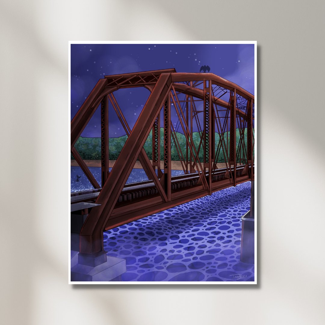 Point Pleasant Bridge | Wall Art | 8.5"x11" | Deviant Kreations - Deviantkreations