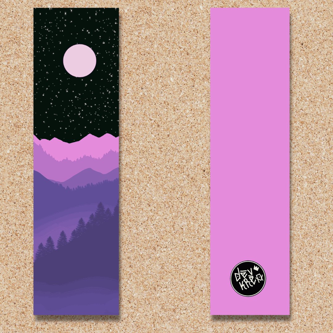 Purple Mountains Bookmark | DevKrea - Deviantkreations