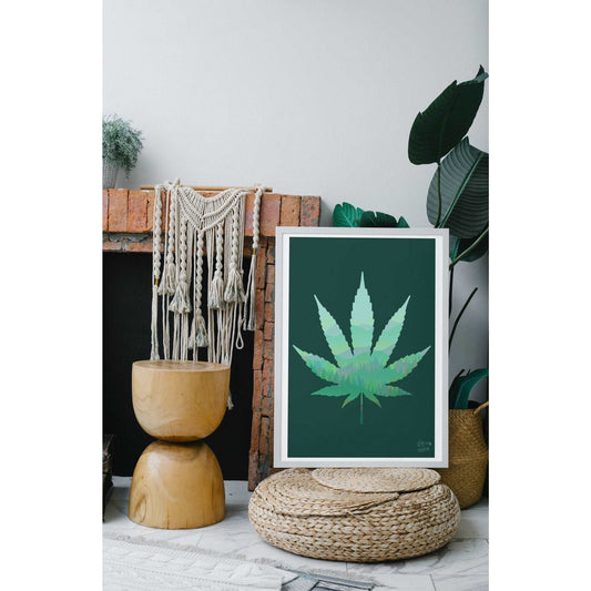 Sativa Silhouette Print | DevKrea - Deviantkreations