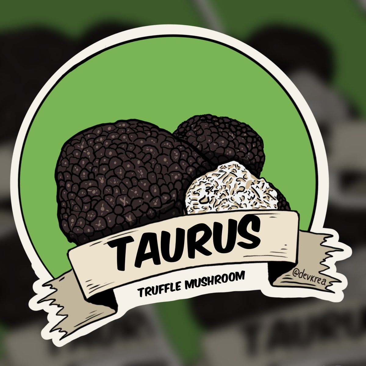 Taurus Zodiac 3" Vinyl Sticker | Deviant Kreations - Deviantkreations