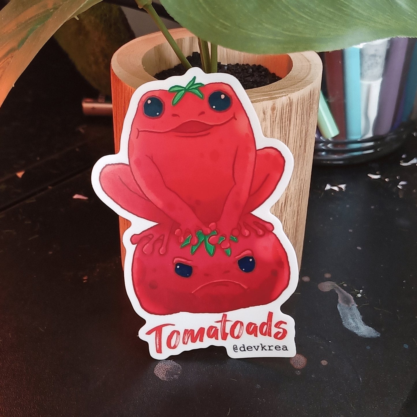 Tomatoads Sticker | 3" | DevKrea - Deviantkreations