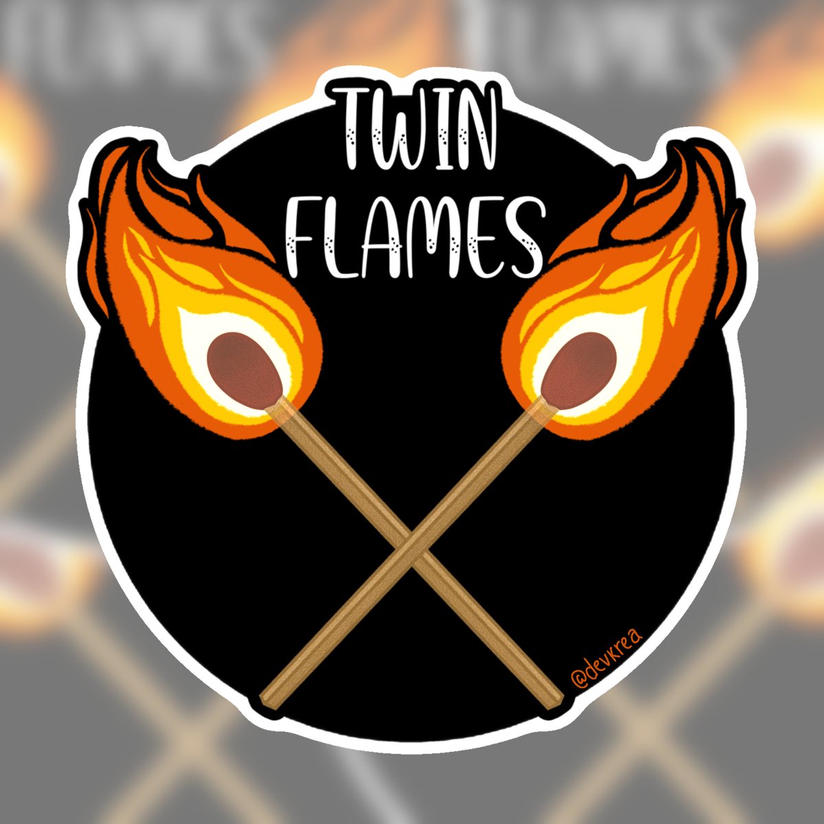 Twin Flames 3" Vinyl | Deviant Kreations - Deviantkreations