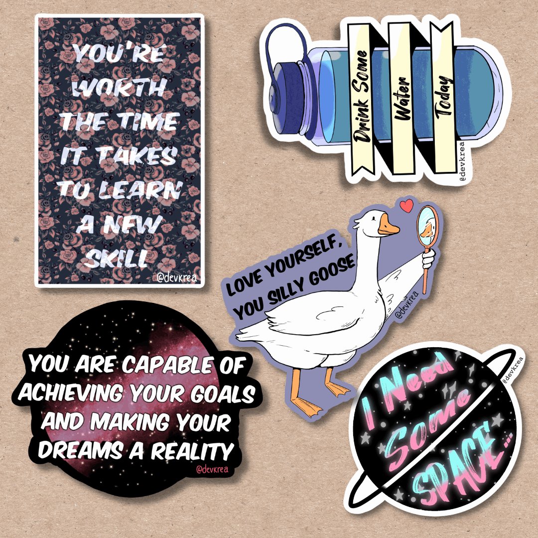 Vinyl Sticker Packs | Deviant Kreations - Deviantkreations
