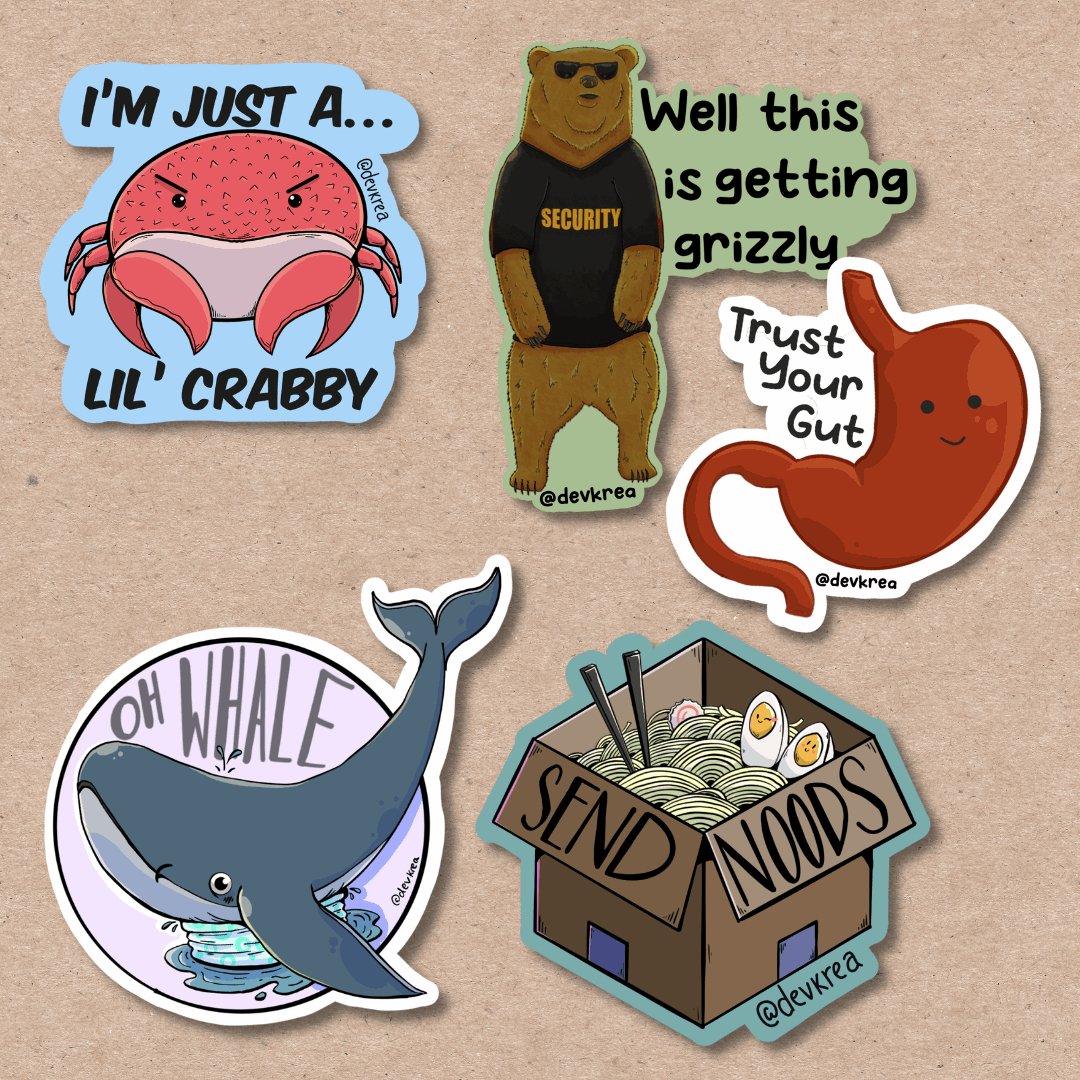 Vinyl Sticker Packs | Deviant Kreations