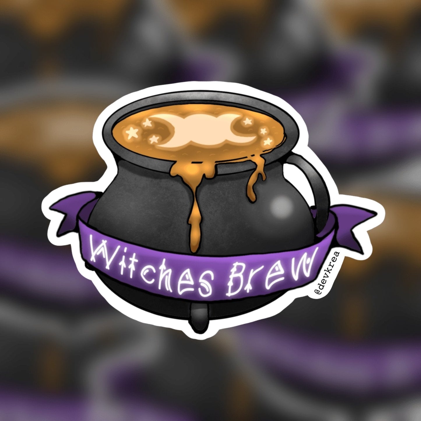 Witches Brew Sticker | 3" | DevKrea - Deviantkreations